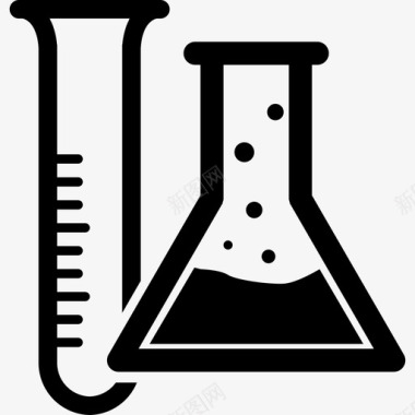 专业海报设计实验实验室化学科学图标