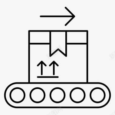 包包架输送机箱包图标