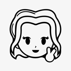 流行女郎姜粉姜汁粉女孩高清图片