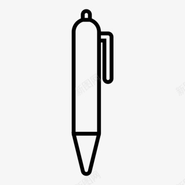 钢笔手写笔工具图标
