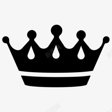 童话皇冠头饰贵族图标