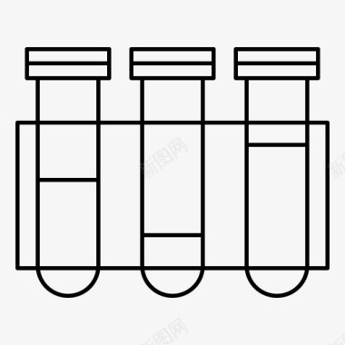 孕妇禁用图标试管血液实验室图标