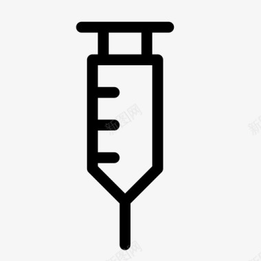 科学医疗标注射器医疗保健输液图标