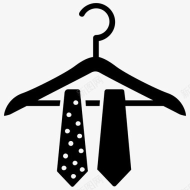吊坠项链吊坠领带服装着装规范图标