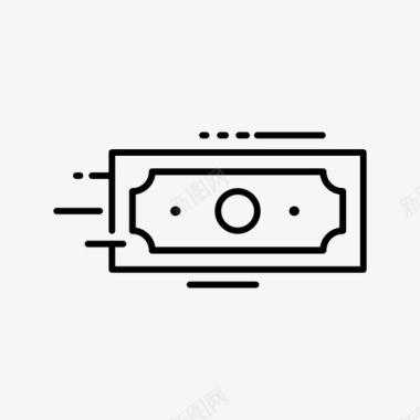 贷款汇款汇款自动取款机银行图标