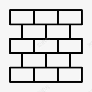 老砖墙砖墙房屋翻新图标
