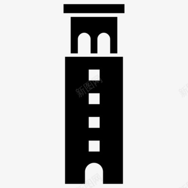 马克圣马可钟楼建筑意大利地标图标