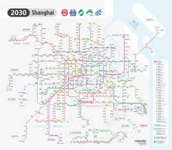 地铁规划图上海地铁2030规划图高清图片