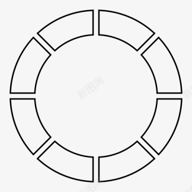 元素信息图表循环图业务图表图标