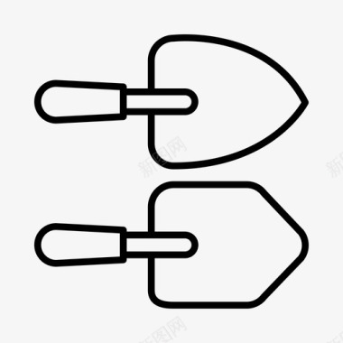 矢量园艺采购产品园艺工具园艺工具农业图标