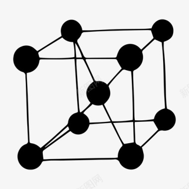 生物分子科学分子教育物理图标