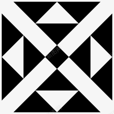 阿兹特克图案古代符号部落图案图标