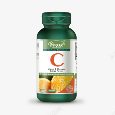 维C猕猴桃VORST进口维生素C咀嚼片vc浓缩含片维C橘子味图标
