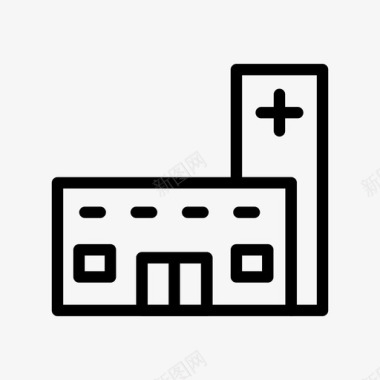 医院大楼素材医院大楼卫生医疗图标