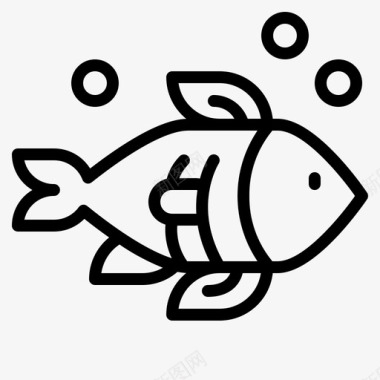 动物鱼动物水生图标