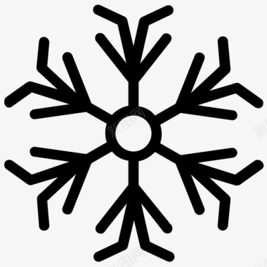 透明雪花雪花装饰雪花雪花设计图标