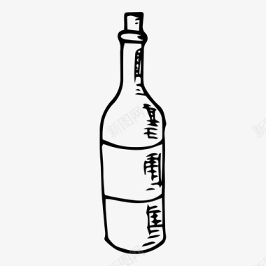 酒酒瓶酒光明节图标