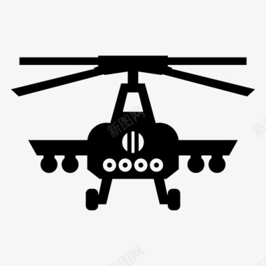 阿帕奇攻击直升机武装直升机图标