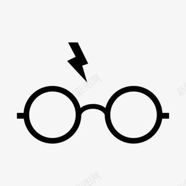 哈利波特眼镜魔法图标