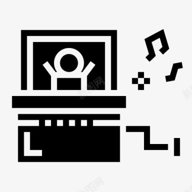 童年的伙伴音乐盒音响玩具童年纯正图标