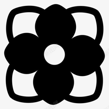 装饰花花卉装饰花卉设计图标