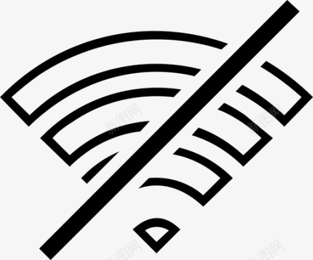 WiFi信号wifi无信号图标