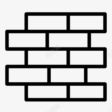 背景墙砖墙砖砖墙图标