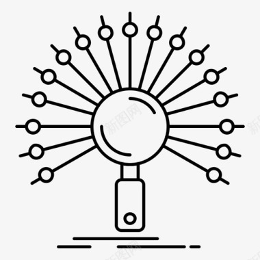 数据信息检索信息网络图标