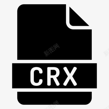 DXF文件格式crx文件文件格式图标