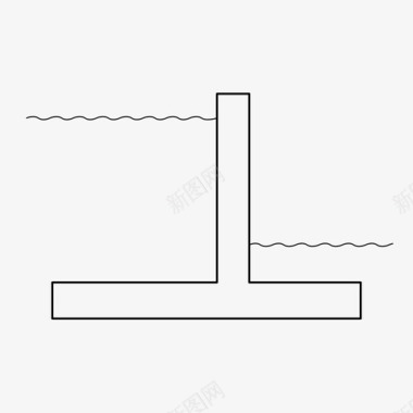 品牌背景墙悬挑式挡土墙悬挑墙复合墙图标