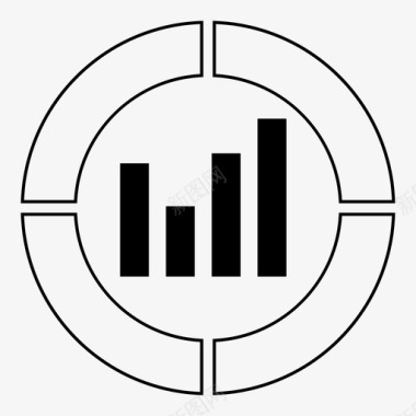 PPT演示图表条形图业务图表图标