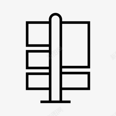 霓虹广告牌标牌公告广告牌图标