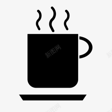 食物和饮料咖啡杯子饮料图标
