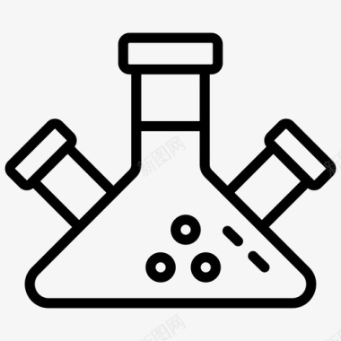 重力测试实验室实用化学烧瓶化学测试图标