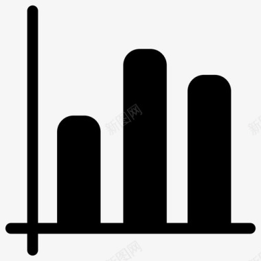 大楼数据图条形图数据信息图图标