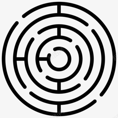 线路圆形迷宫迷宫迷宫游戏图标