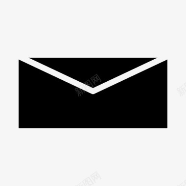 邮件后邮件信封信件图标