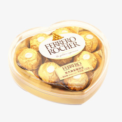新日期费列罗榛果威化巧克力8粒心型礼盒婚庆喜糖伴手素材