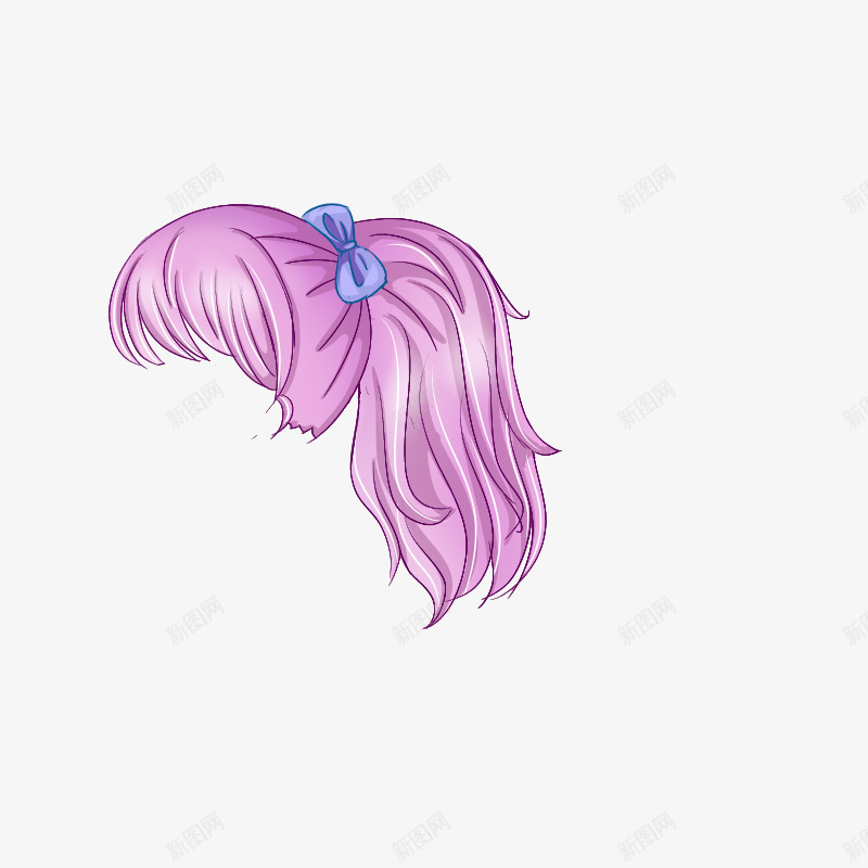 侧脸发型png免抠素材_88icon https://88icon.com 侧脸 发型