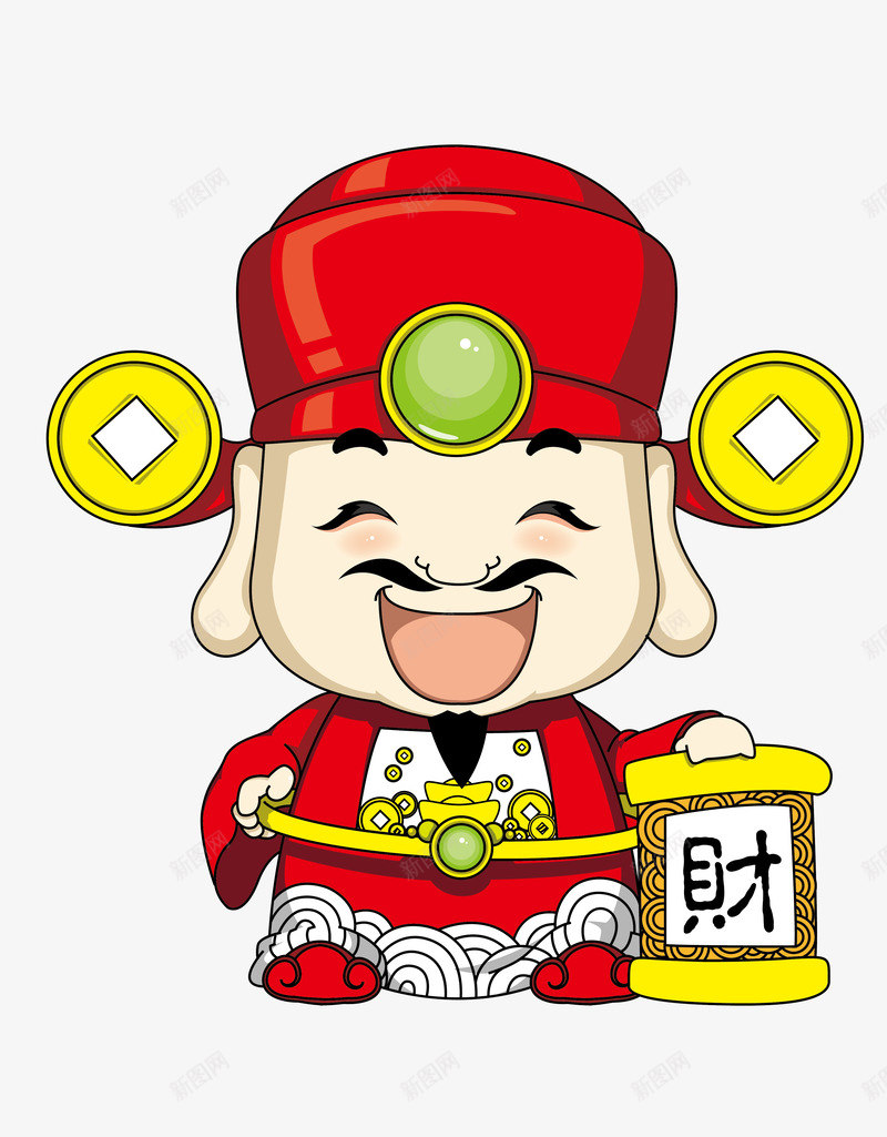 财神爷png免抠素材_88icon https://88icon.com 财神爷