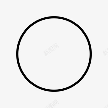 圆几何多边形图标
