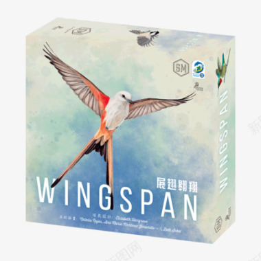 游卡桌游展翅翱翔Wingspan中文正版鸟类观察休图标