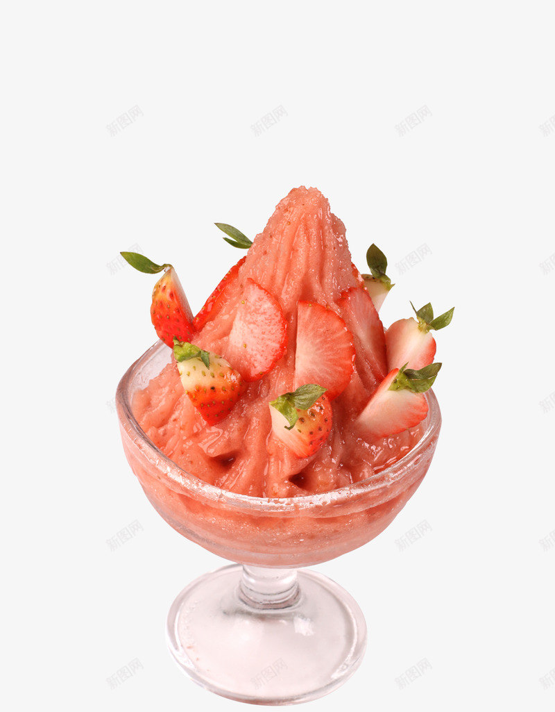 草莓沙冰png免抠素材_88icon https://88icon.com 草莓 沙冰