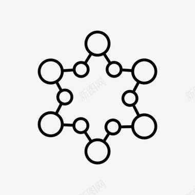 分子分子物质化学配方图标