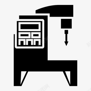 自动化数控自动化工业图标