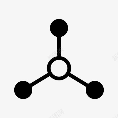 微量原子分子原子化学图标