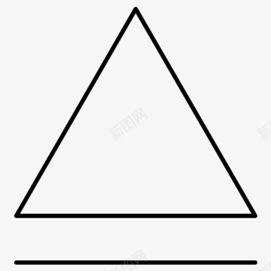 三角形弹出几何体图标