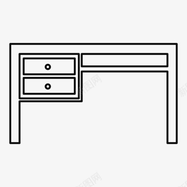 实物桌子桌子家具家图标