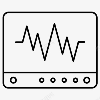医疗心电心电图心跳网站图标