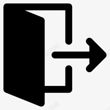 大院门注销门字形图标